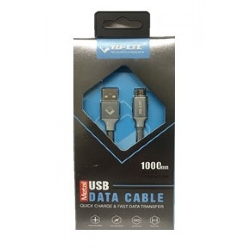 V8 USB Data Cable TD-CA08 Gray